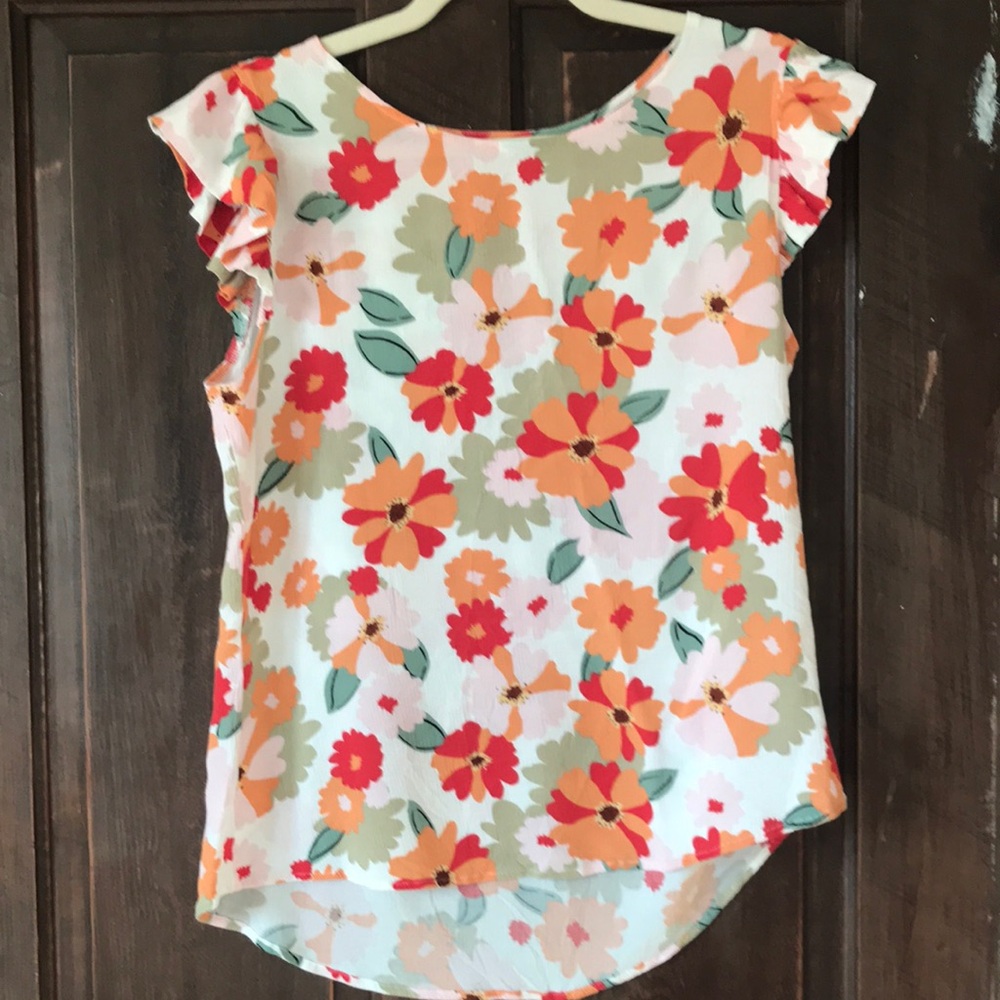 Floral Print Women's Top